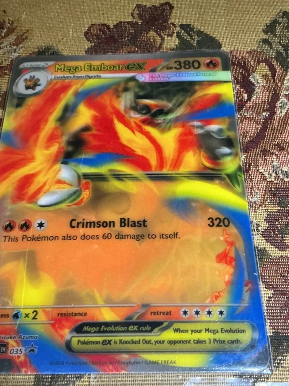 8 Pokemon Cards Jumbo and Regular size cards All ex Cards